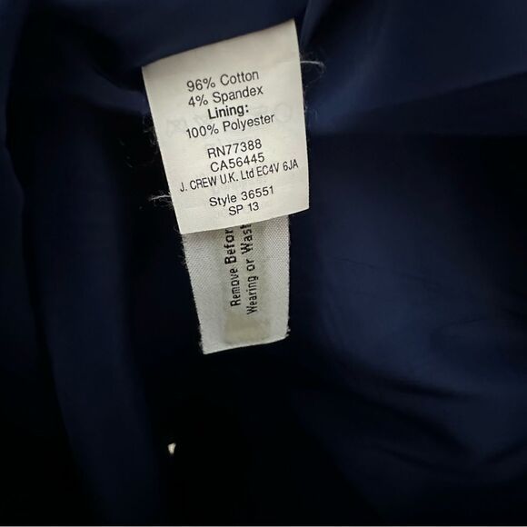 J Crew Royal Blue # 2 Pencil Skirt | Size 2 - Picture 6 of 6